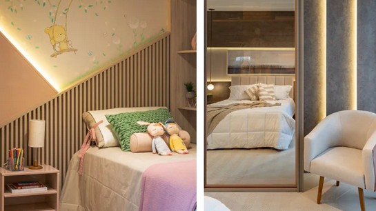 A iluminação é essencial na hora de criar ambientes planejados.